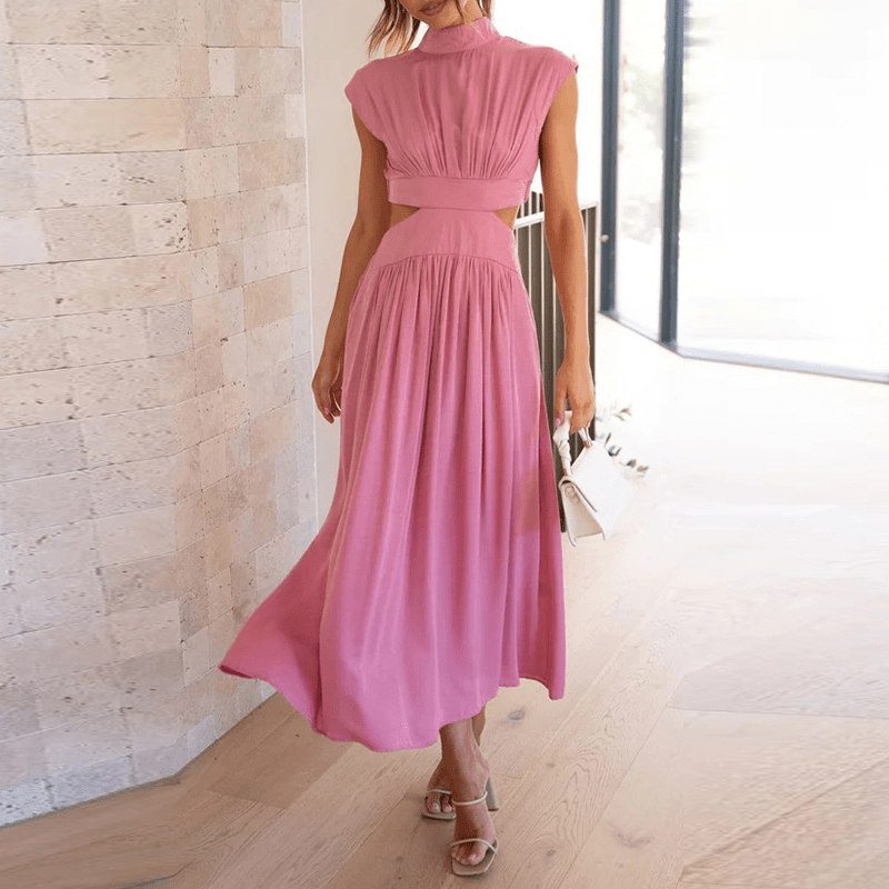 Midikleid mit Cut-Outs – Kühne Raffinesse für Mühelosen Glamour