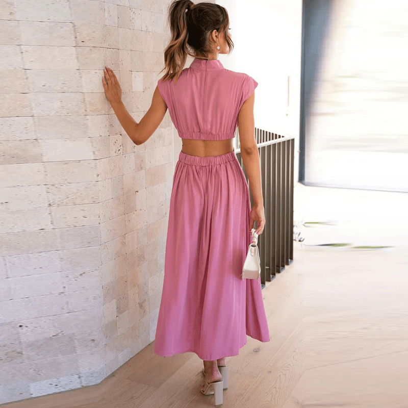 Midikleid mit Cut-Outs – Kühne Raffinesse für Mühelosen Glamour