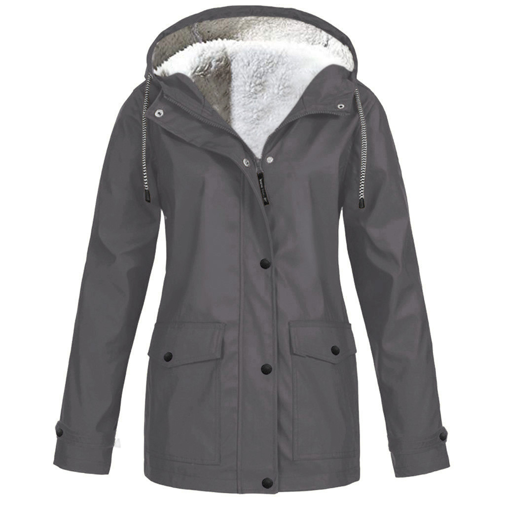 Regenjacke mit Sherpa-Futter – Wetterfeste Wärme mit Alltäglicher Leichtigkeit