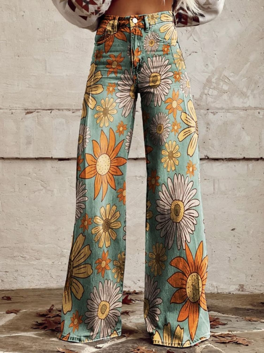 Festival-Blüte Weite Hose – Entfesseln Sie Ihren freien Geist