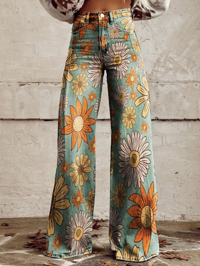 Festival-Blüte Weite Hose – Entfesseln Sie Ihren freien Geist