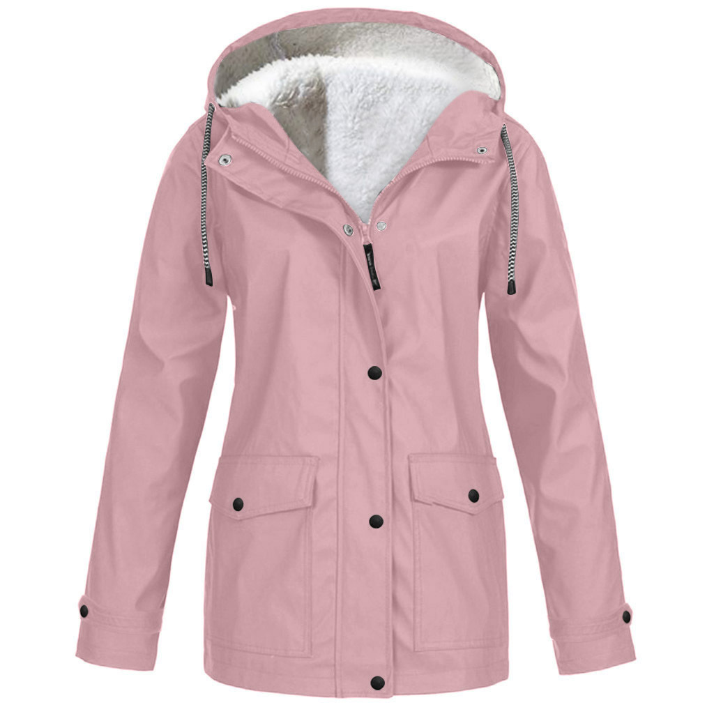 Regenjacke mit Sherpa-Futter – Wetterfeste Wärme mit Alltäglicher Leichtigkeit