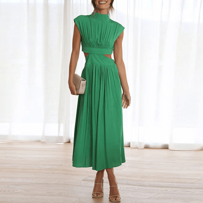 Midikleid mit Cut-Outs – Kühne Raffinesse für Mühelosen Glamour
