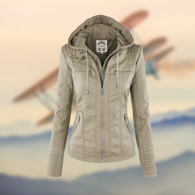 Taillierte Kapuzenjacke – Schlanker Stil mit Selbstbewusstem Touch
