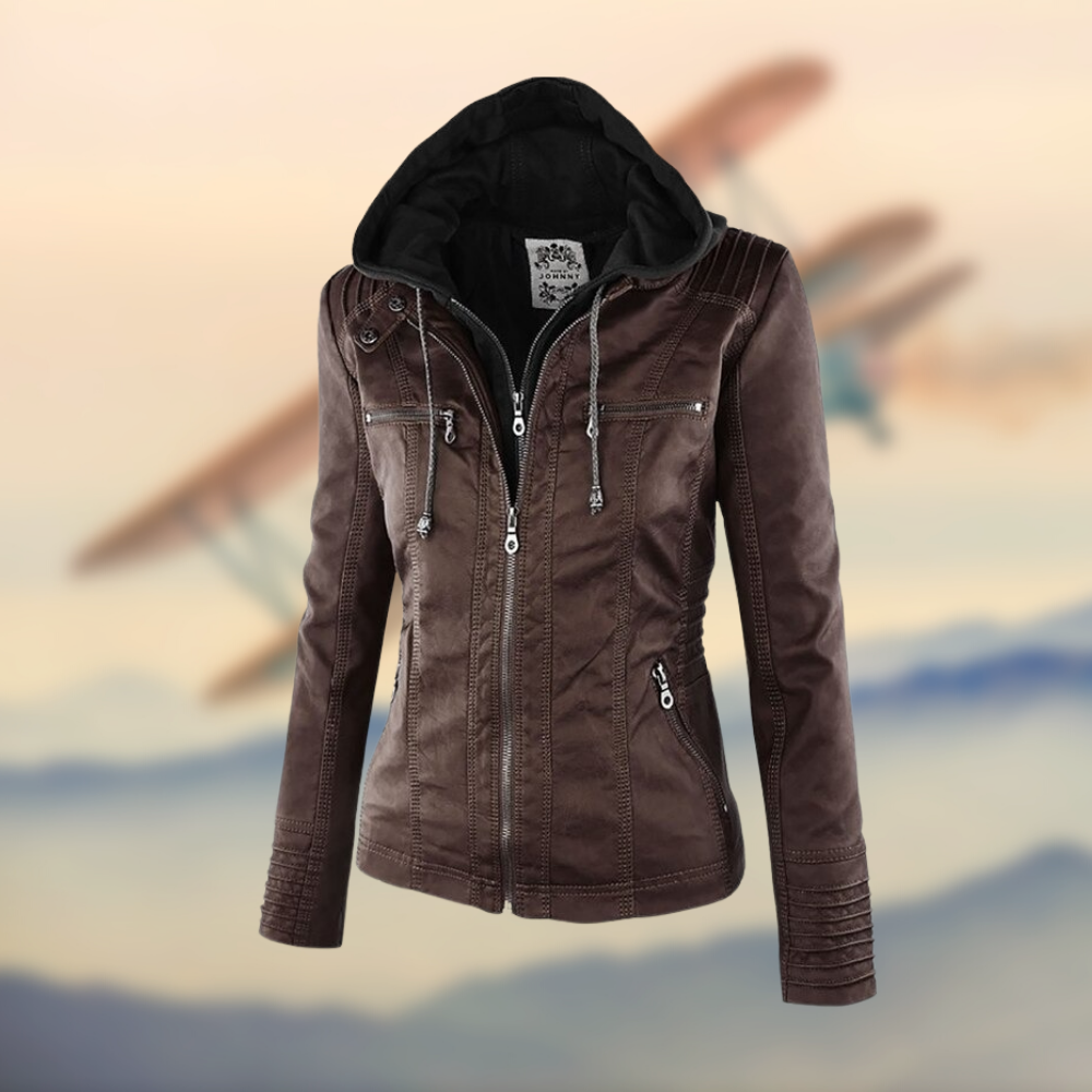 Taillierte Kapuzenjacke – Schlanker Stil mit Selbstbewusstem Touch
