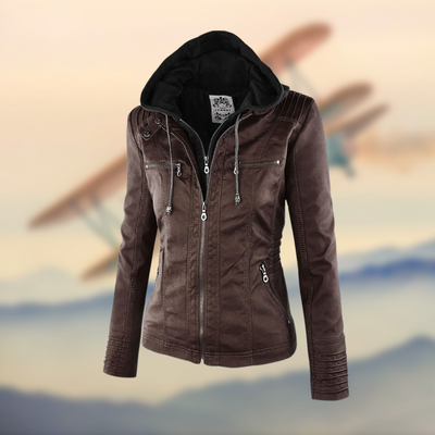 Taillierte Kapuzenjacke – Schlanker Stil mit Selbstbewusstem Touch