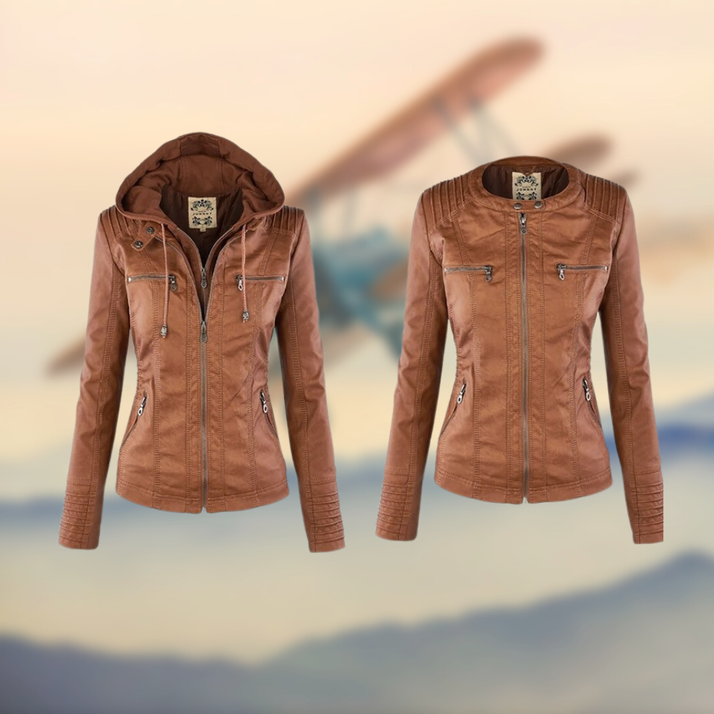 Taillierte Kapuzenjacke – Schlanker Stil mit Selbstbewusstem Touch