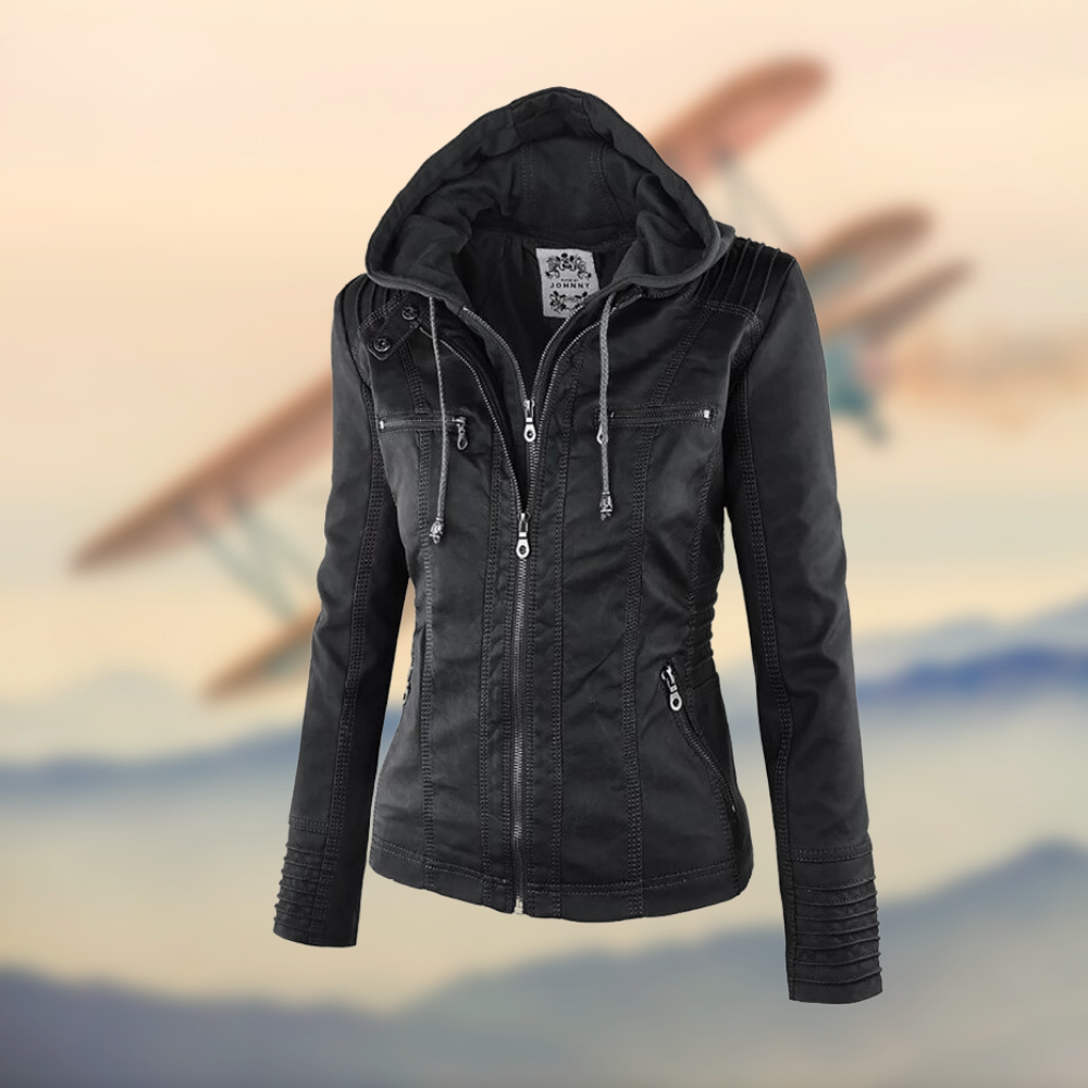 Taillierte Kapuzenjacke – Schlanker Stil mit Selbstbewusstem Touch