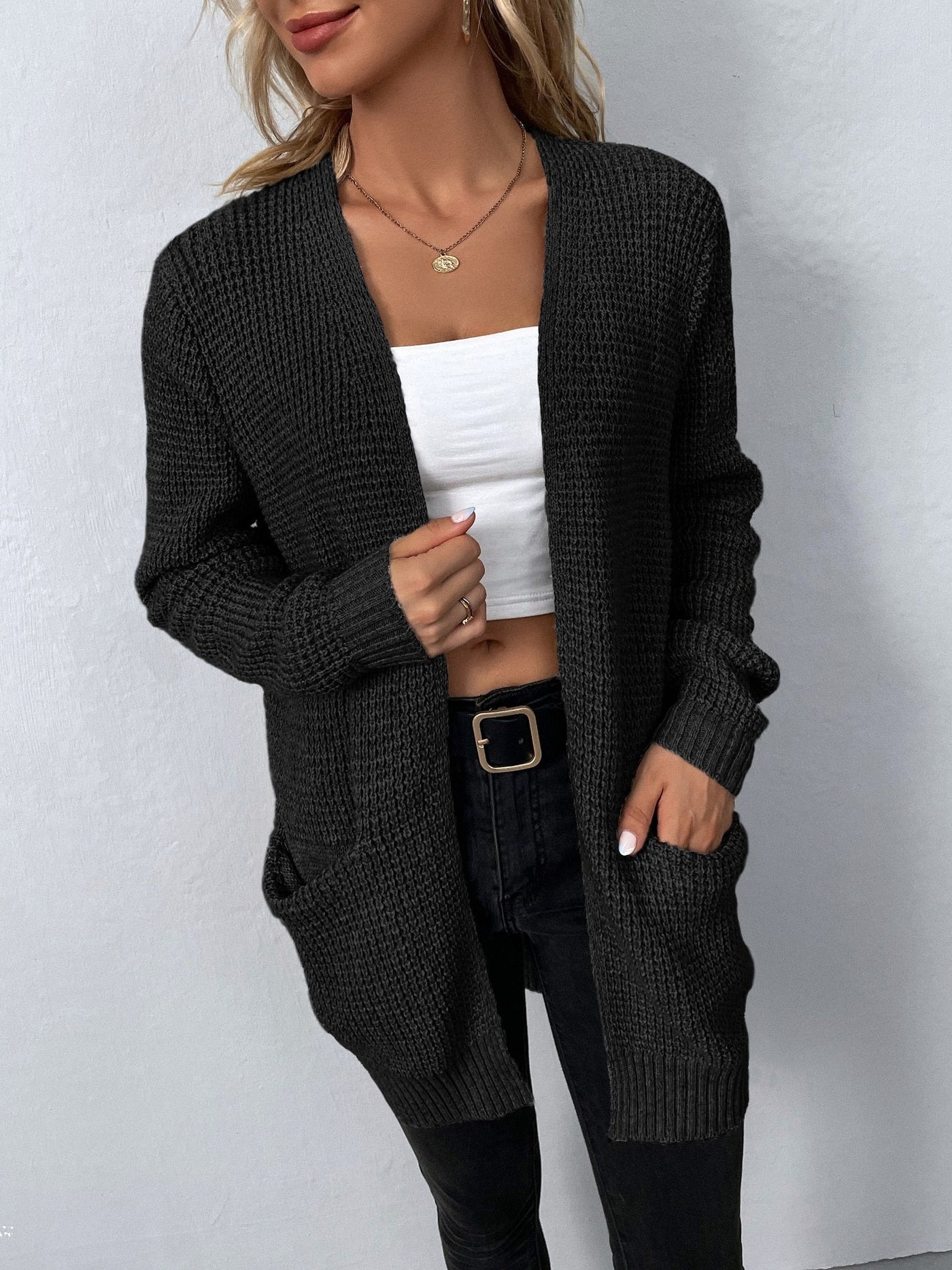 Offener Cardigan – Lässige Eleganz mit Alltäglichem Komfort