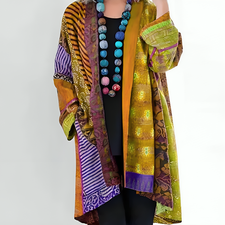 Boho-Kimono-Cardigan – Künstlerische Eleganz mit Mühelosem Flair