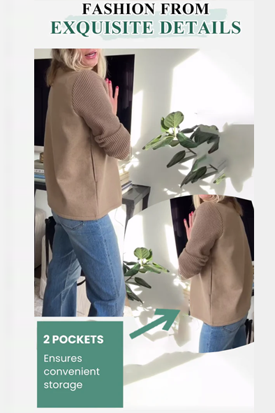 Lässiger Knopf-Blazer – Steigern Sie Ihr Selbstbewusstsein mit mühelosem Stil