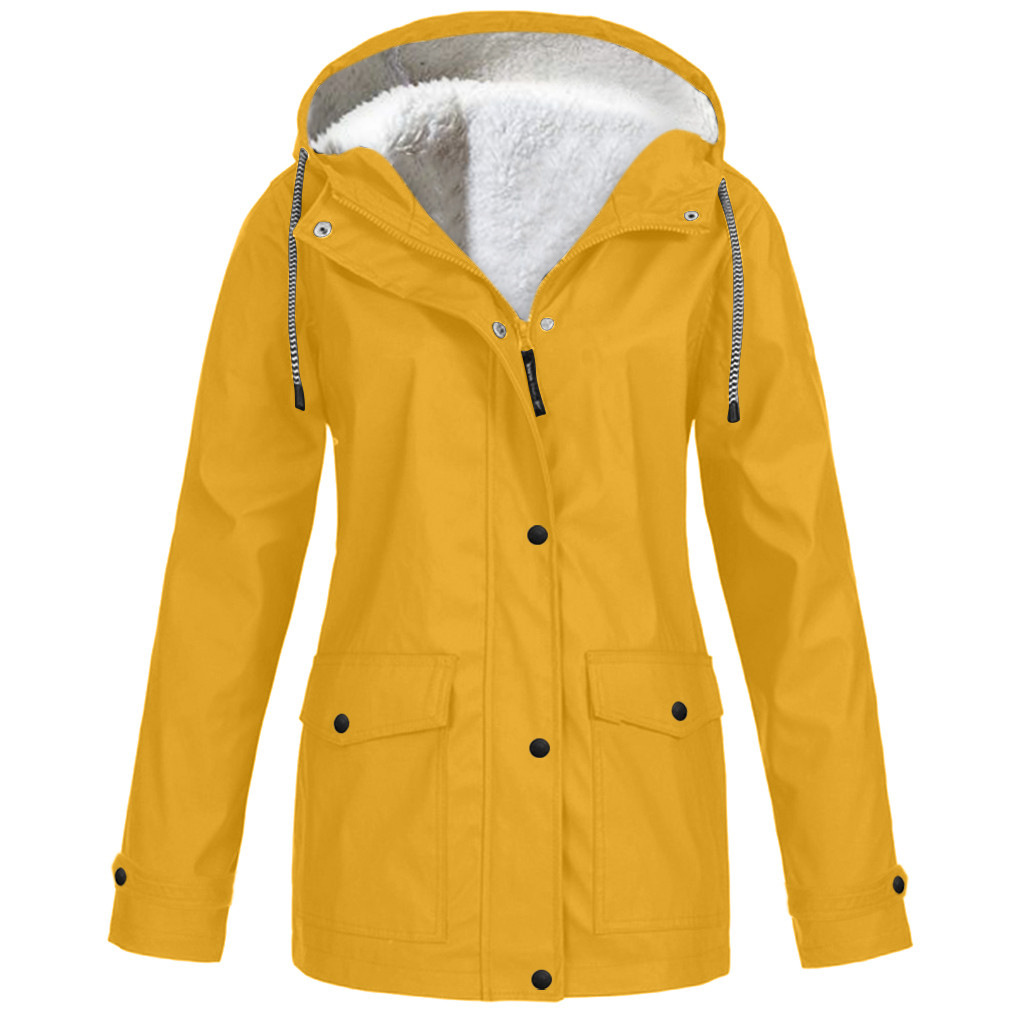 Regenjacke mit Sherpa-Futter – Wetterfeste Wärme mit Alltäglicher Leichtigkeit