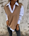 Strick-Slipover – Schickes Layering für Mühelosen Stil