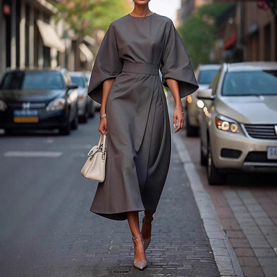 Victoria - Elegantes Kleid mit Ärmeln