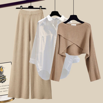 Dreiteiliges Outfit-Set – Müheloser Chic mit Moderner Vielseitigkeit