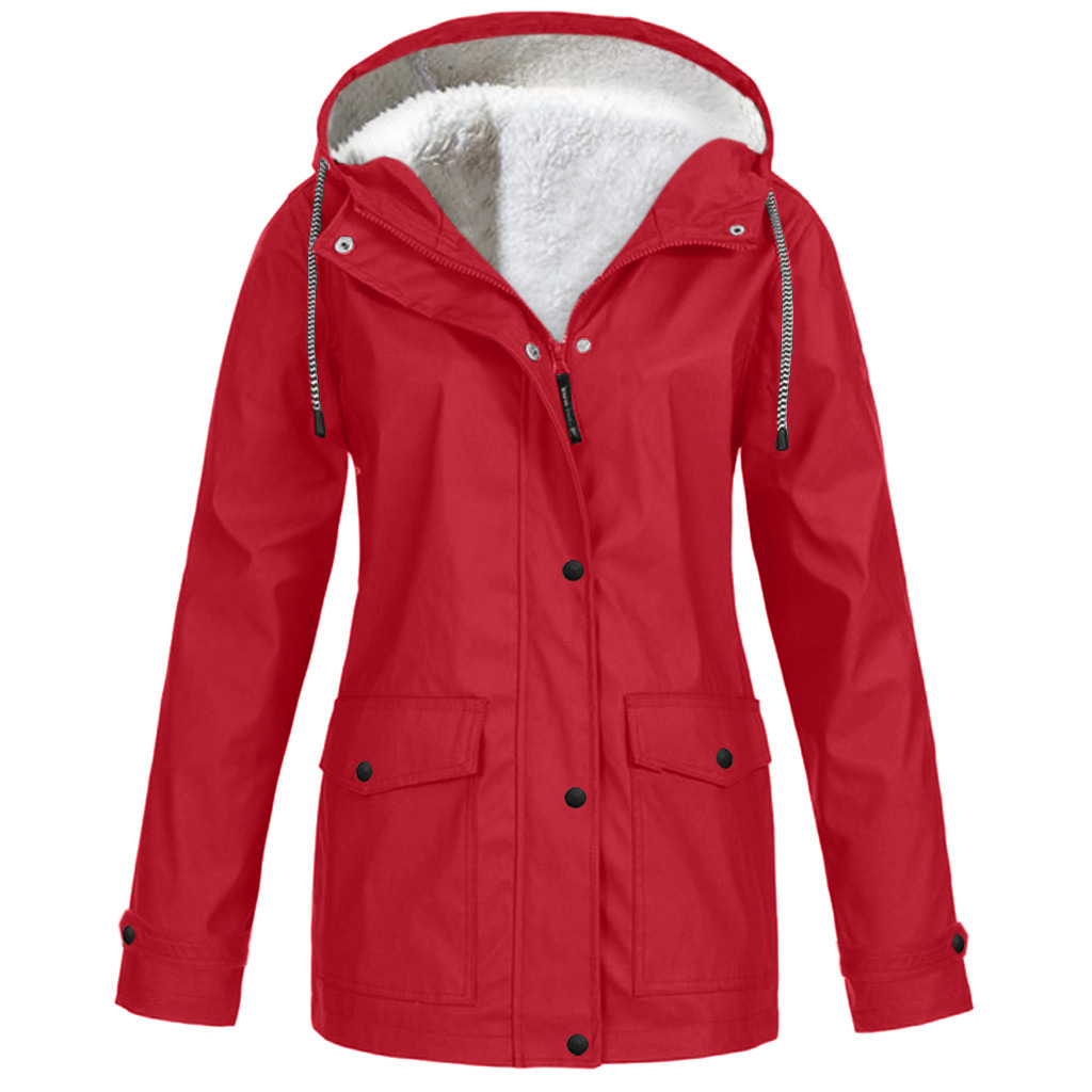 Regenjacke mit Sherpa-Futter – Wetterfeste Wärme mit Alltäglicher Leichtigkeit