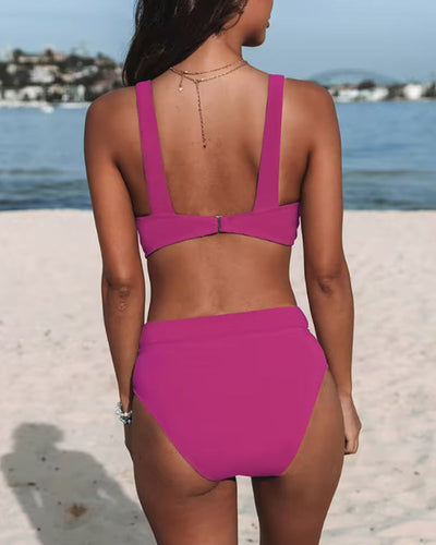 High-Waist-Bikini-Set – Selbstbewusste Passform für Atemberaubende Strandtage