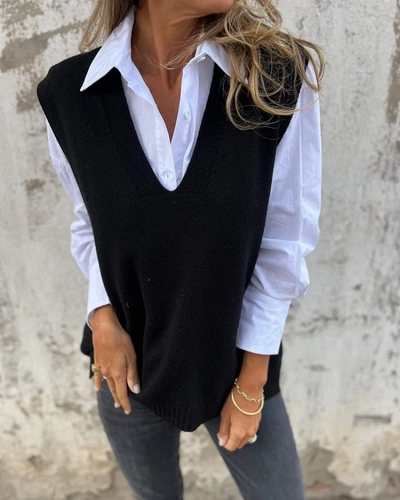 Strick-Slipover – Schickes Layering für Mühelosen Stil
