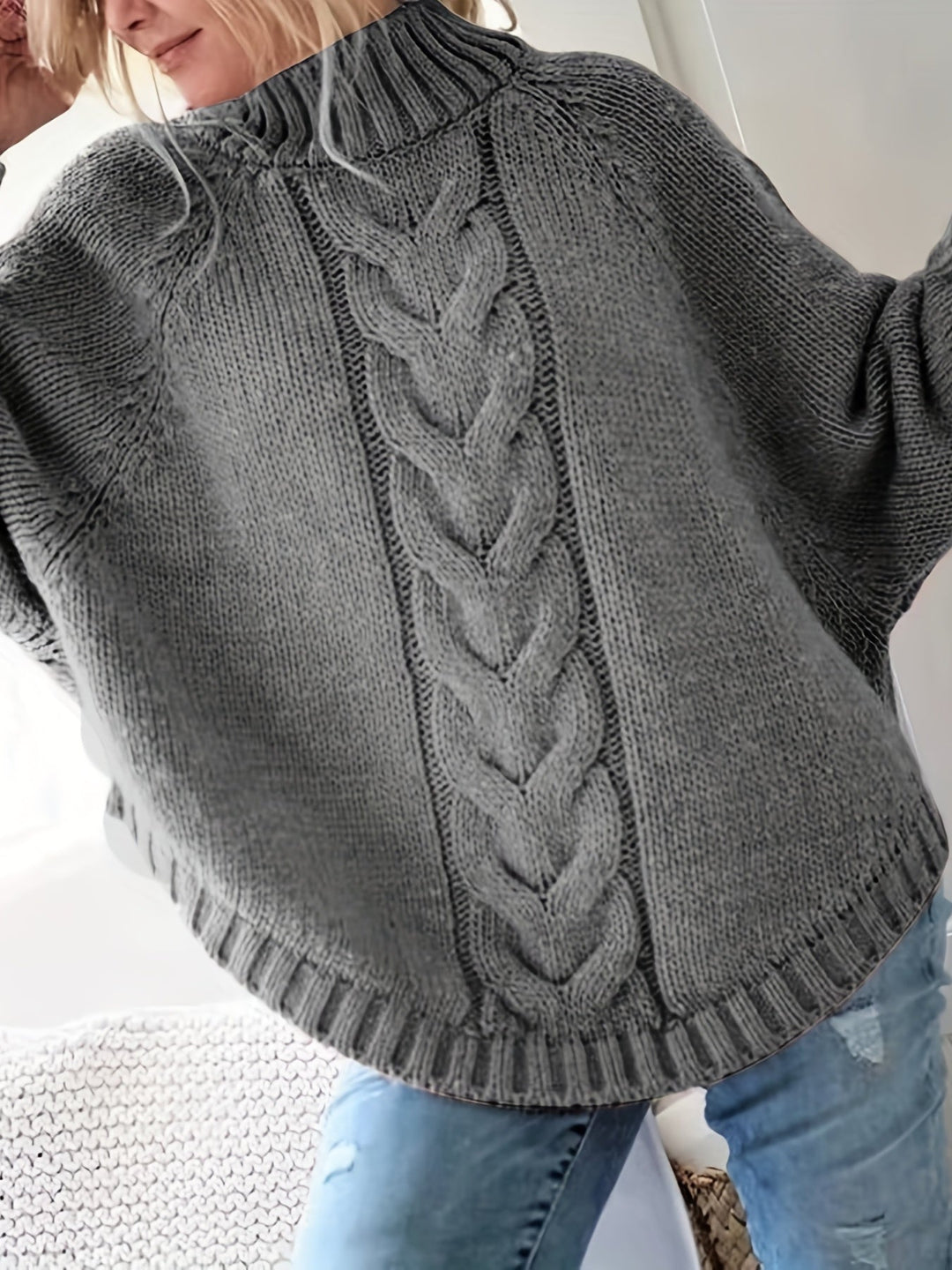 Zopfmuster-Pullover – Mühelose Wärme mit schicker Eleganz