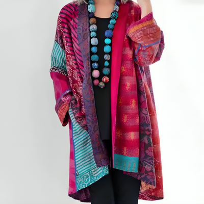 Boho-Kimono-Cardigan – Künstlerische Eleganz mit Mühelosem Flair