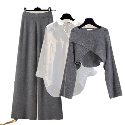 Dreiteiliges Outfit-Set – Müheloser Chic mit Moderner Vielseitigkeit