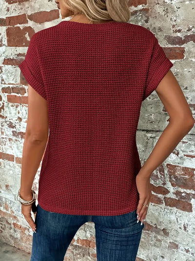 Strukturstricktop – Lässiger Chic mit Entspannter Eleganz