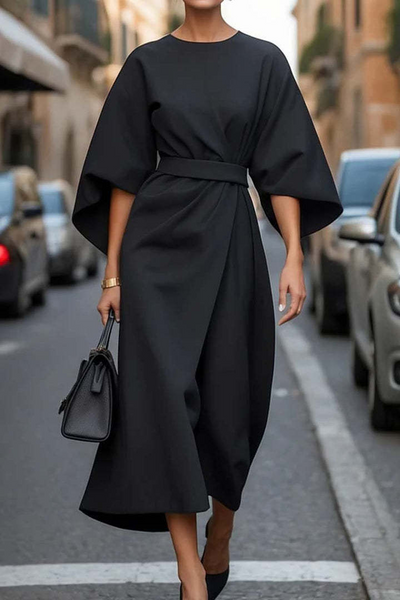 Victoria - Elegantes Kleid mit Ärmeln