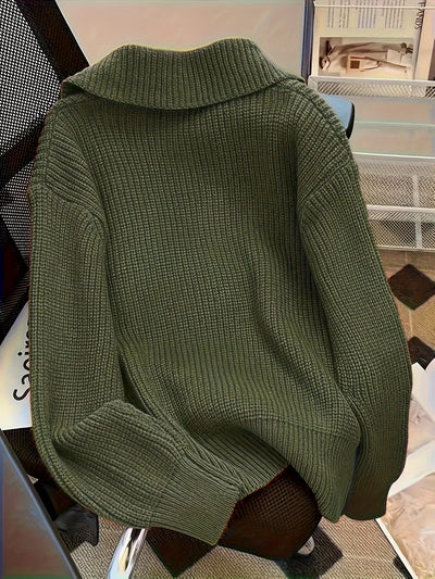 Stylische Jacke mit großen Knöpfen – Steigere dein Selbstbewusstsein und deine Wärme