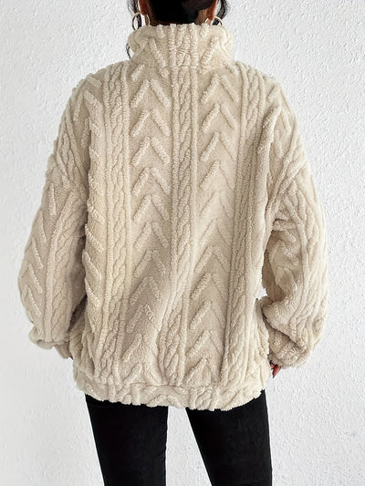 Fleece-Strickpullover – Gemütliche Wärme mit Mühelosem Stil