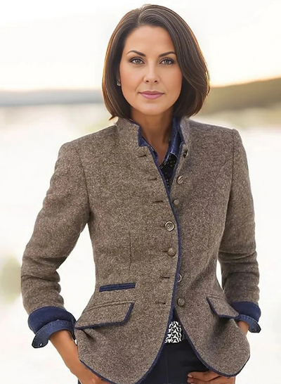 Strukturierter Wollblazer – Raffinierte Eleganz mit Selbstbewusstem Stil