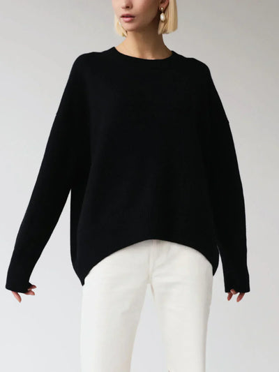 Pullover mit lockerer Passform – Moderne Schlichtheit mit mühelosem Komfort