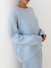 Pullover mit lockerer Passform – Moderne Schlichtheit mit mühelosem Komfort
