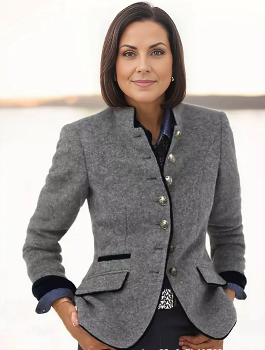 Strukturierter Wollblazer – Raffinierte Eleganz mit Selbstbewusstem Stil