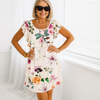 Volantkleid im Blumenmuster – Für einen romantischen Sommerlook