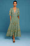 Elegantes Blumenkleid in Maxilänge – Anmutiger Charme Für Jeden Anlass