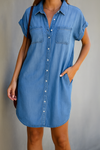 Button-Down-Hemdkleid – Lässiger Komfort mit mühelosem Stil