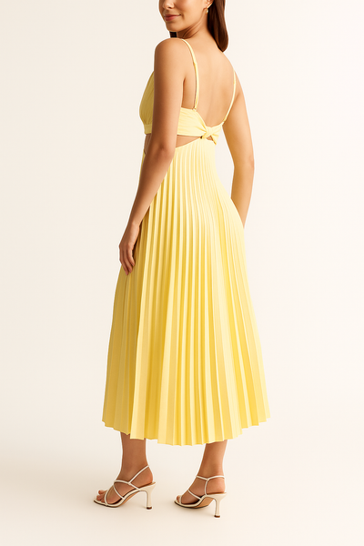 Plissiertes Midikleid – Mühelose Eleganz mit modernem Touch