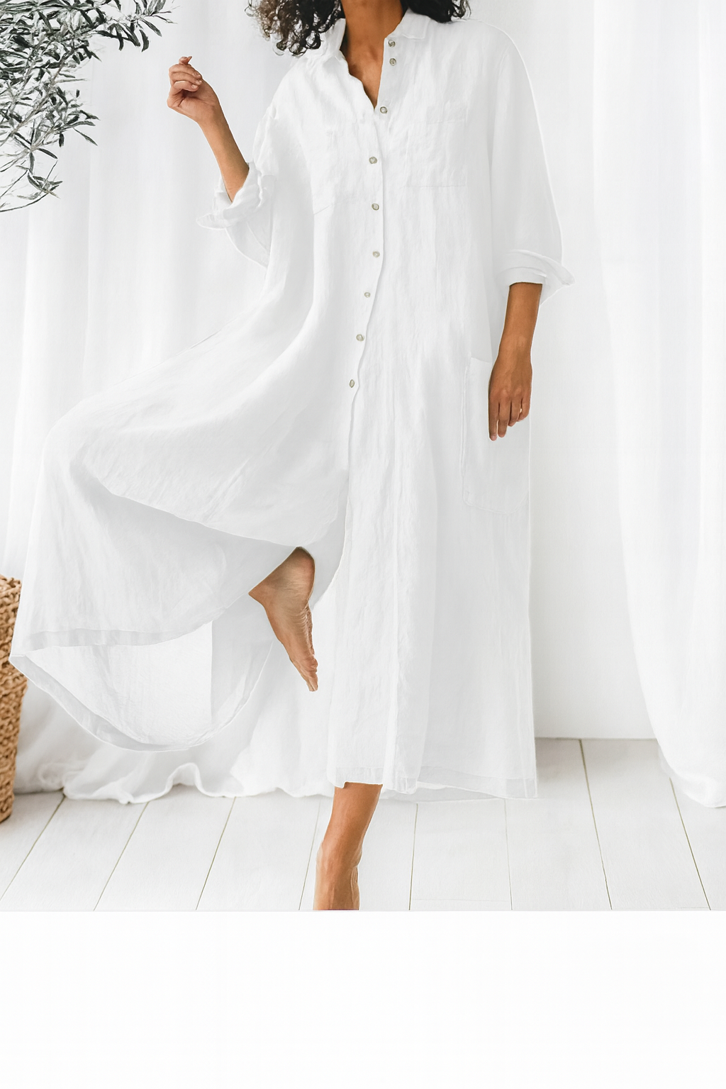 Übergroßes Hemdblusenkleid – Entspannte Eleganz mit Mühelosem Schwung