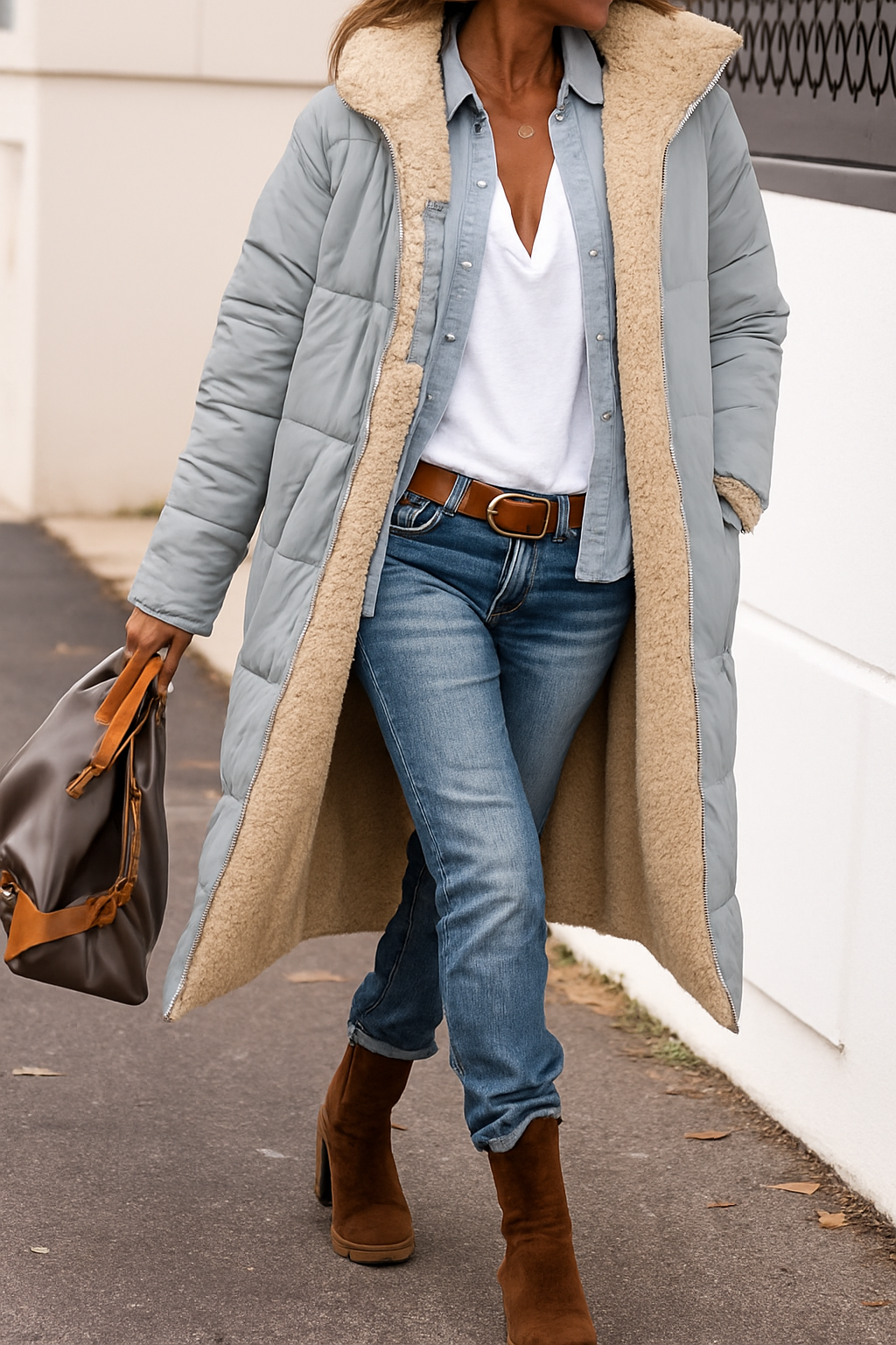 Luxe Wendbarer Mantel – Umarmen Sie ultimativen Komfort und Stil