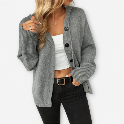 Gemütliche Strickjacke mit Knöpfen – Lässig & Schick