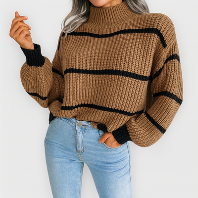 Stylistischer Rollkragenpullover – Luxuriöser Rollkragen für unvergleichliche Wärme
