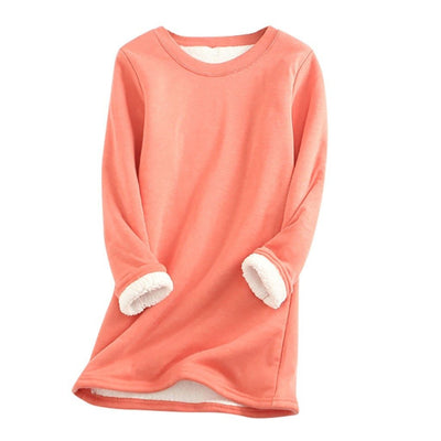 Gefüttertes Fleece-Kleid – Sanfte Wärme mit entspanntem Komfort