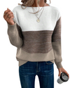 Colorblock-Pullover – Moderner Stil mit mühelosem Komfort