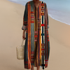 Gestreiftes Patchwork-Maxikleid – Lebendiger Stil mit Bohemienhaftem Geist