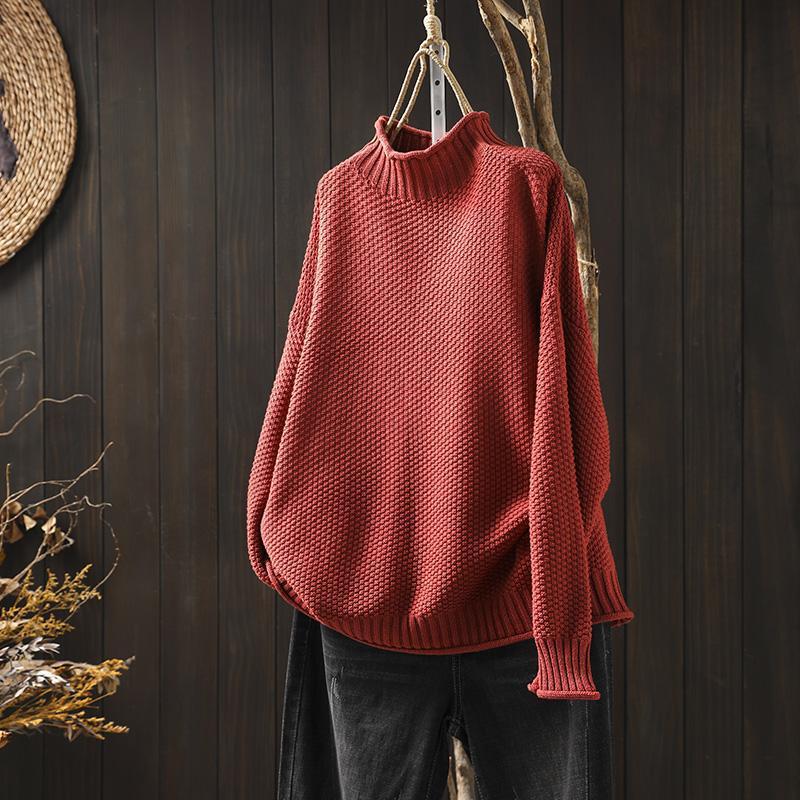 Pullover mit hohem Kragen – Minimalistischer Stil mit müheloser Raffinesse