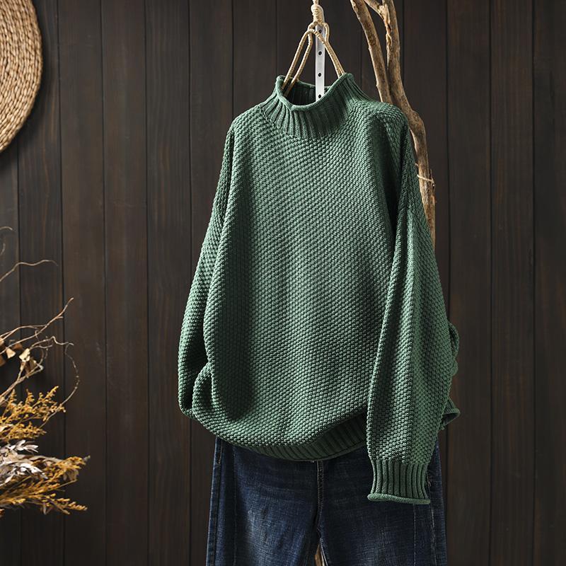 Pullover mit hohem Kragen – Minimalistischer Stil mit müheloser Raffinesse