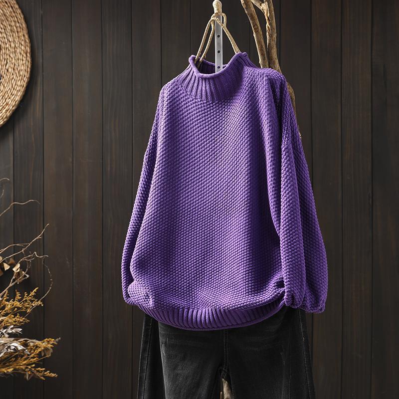 Pullover mit hohem Kragen – Minimalistischer Stil mit müheloser Raffinesse