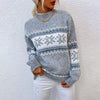Schneeflocken-Pullover – Winterlicher Charme mit gemütlicher Eleganz