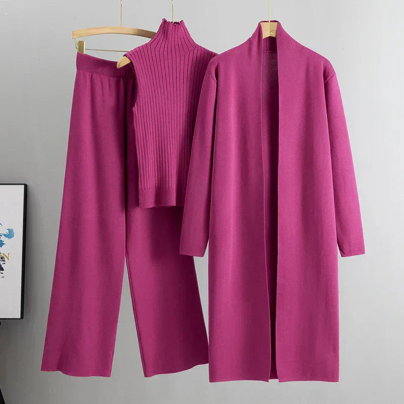 3-teiliges Lounge-Set – Steigere dein Selbstbewusstsein mit schickem Stil