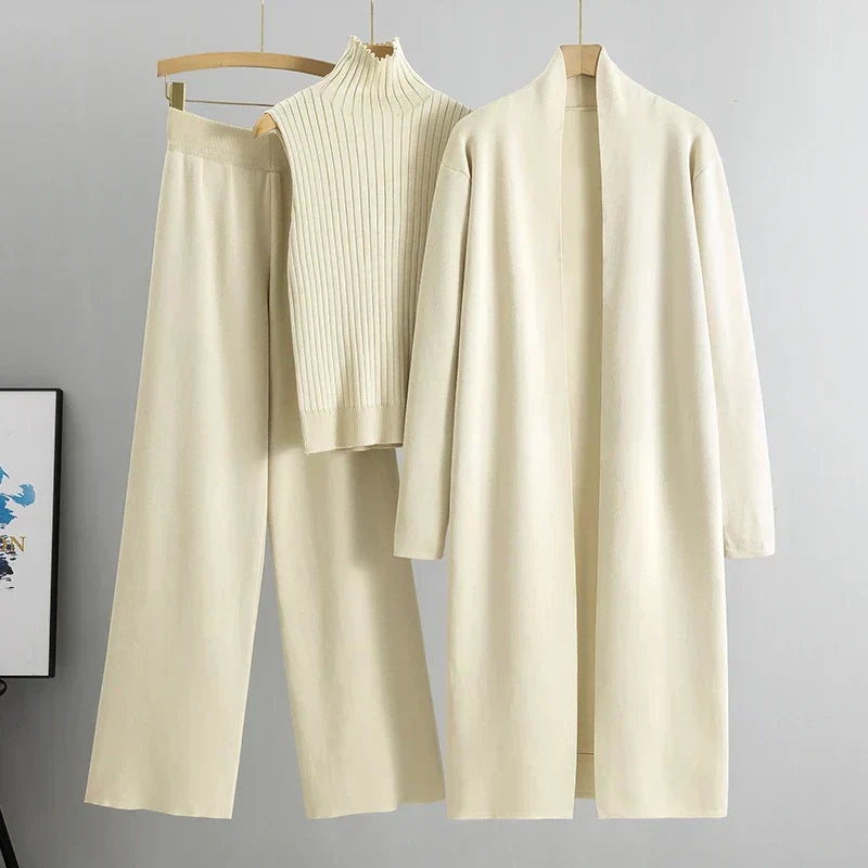 3-teiliges Lounge-Set – Steigere dein Selbstbewusstsein mit schickem Stil